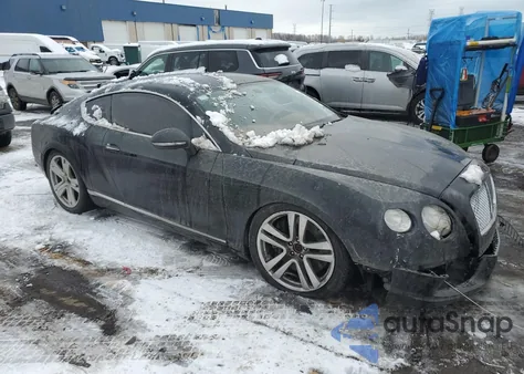 2013 Bentley Continental Gt V8 из США, поврежденный, VIN SCBFT7ZA6DC083298